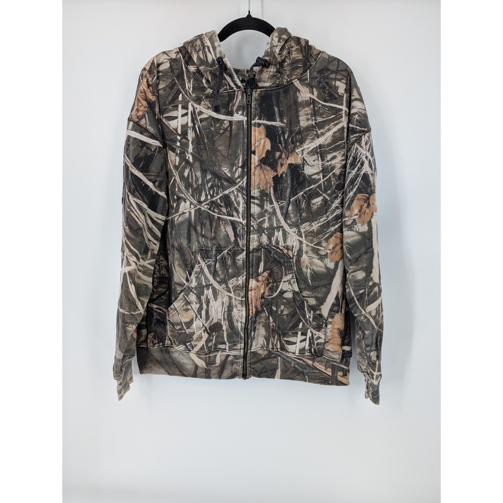 Red Head Hoodie, Realtree Advantage Camouflage, Hooded Zip Up True Timber Camo L